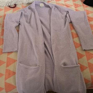 Purple Cardigan